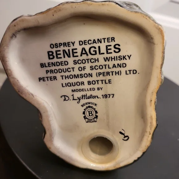 Beswick England Osprey Beneagles Whiskey Decanter by D. Lyttleton - Picture 9 of 11